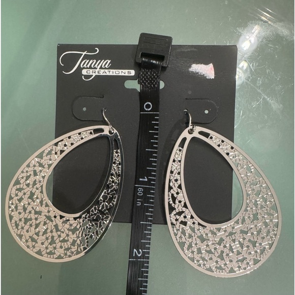 High-End Department Store Designer One of Kind Statement Earrings - Picture 3 of 4